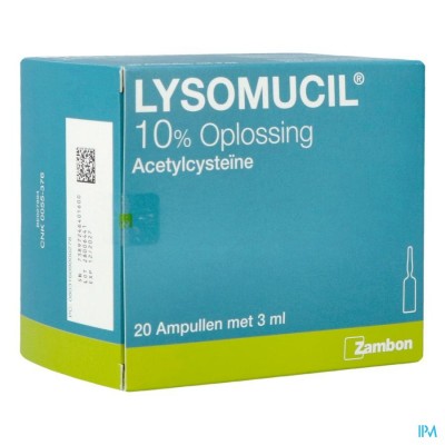 Lysomucil 10% Amp 20 X 300mg/3ml