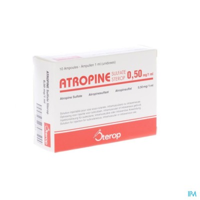 Sterop Atropine Sulf 0,5mg 1ml 10 Amp