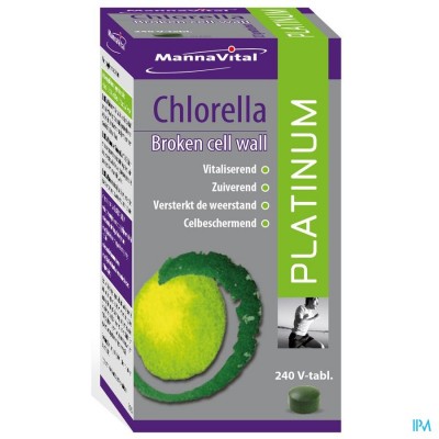 Mannavital Chlorella Platinum V-tabl 240