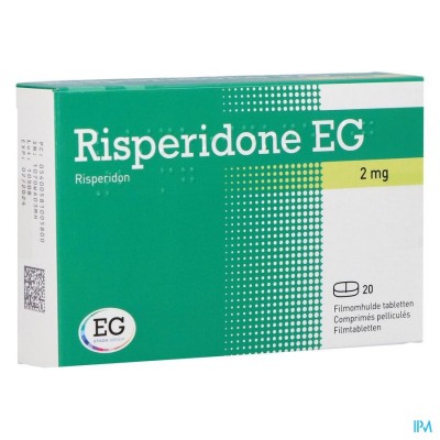 Risperidone EG Tabl  20 X 2 Mg