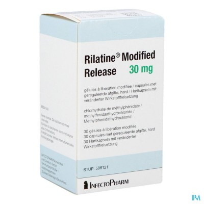 Rilatine Modified Release 30mg Caps 30x30mg