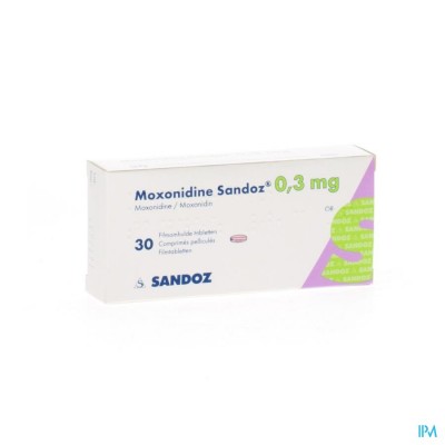 Moxonidine Sandoz Comp 30 X 0,3mg