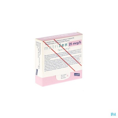 Matrifen 25 Ug/h Pleist Transderm 5