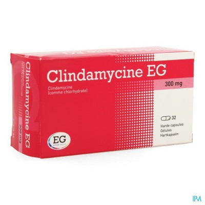 Clindamycine EG 300 Mg Caps Harde 32 X 300 Mg
