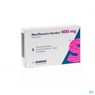 Moxifloxacin Sandoz 400mg Filmomh Tabl 5