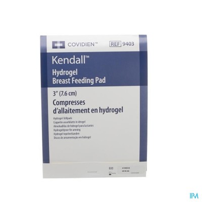 Kendall Tepelverband Hydrogel Diam 7,6cm 1 Paar
