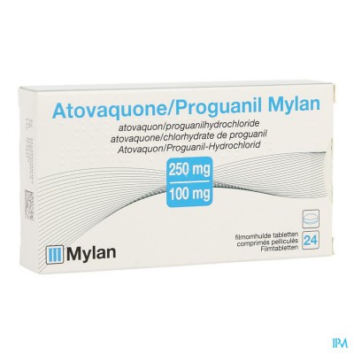 Atovaquone Proguanil Mylan Filmomh Tabl 24