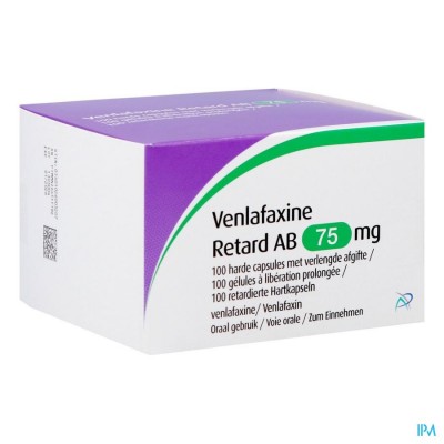 Venlafaxine Retard Ab 75,0mg Caps Verl. Afg.100