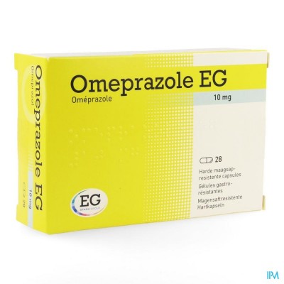 Omeprazole EG 10Mg Maagsapresist Caps Bl 28X10Mg