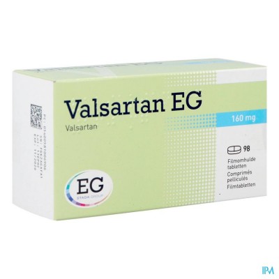 Valsartan EG 160 Mg Filmomh Tabl 98 X 160 Mg