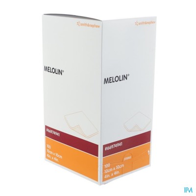 Melolin Kp Ster 10x10cm 100 66974941