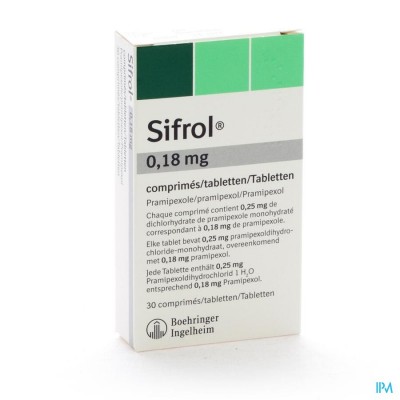 Sifrol Comp Sec 30 X 0,18mg