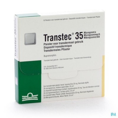 Transtec 35,0mcg/u Patch 10