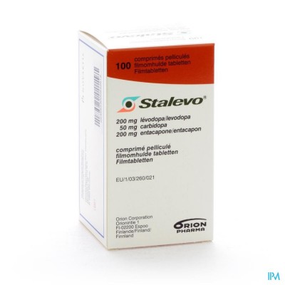 Stalevo 200mg/50,0mg/200mg Filmomh Tabl 100 Fles