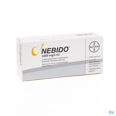 Nebido 1000mg/4ml Sol Inj 1 Fl
