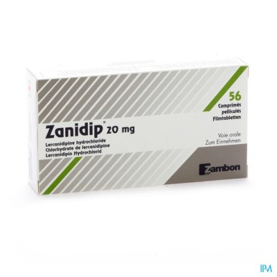 Zanidip Comp 56 X 20mg