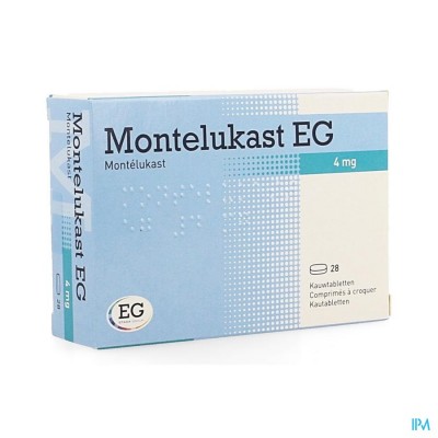 Montelukast EG Kauwtabletten 28 X 4 Mg