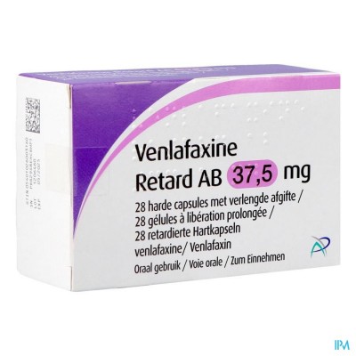 Venlafaxine Retard Ab 37,5mg Caps Verl. Afg. 28
