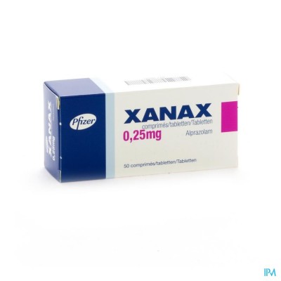 Xanax 0,25mg Tabl 50