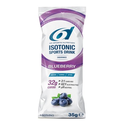 6d Isotonic Sports Drink Blueberry Pdr Zakje14x35g