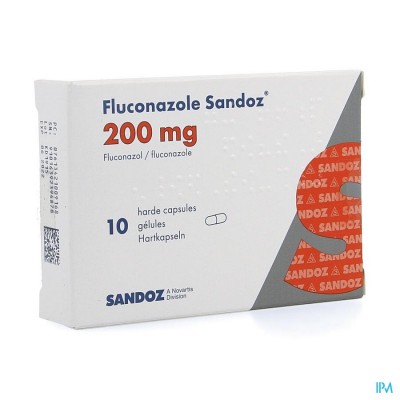 Fluconazole Sandoz Caps 10 X 200mg
