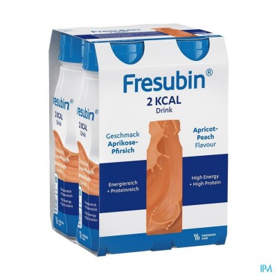 Fresubin 2 Kcal Drink 200ml Pêcheabricot/abrikoosperzik