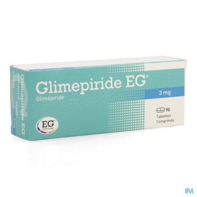 Glimepiride EG 3Mg Tabl 90