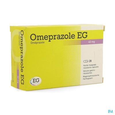 Omeprazole EG 40 Mg Maagsapresist Caps Bl 28X40Mg