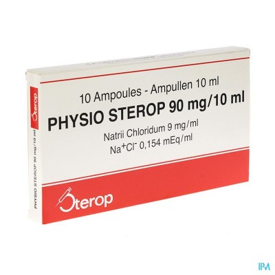 Sterop Physio Iv 10ml 0,9 % 10 Amp