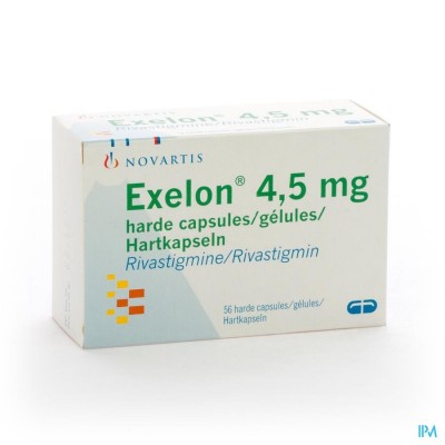 Exelon Caps 56 X 4,5mg