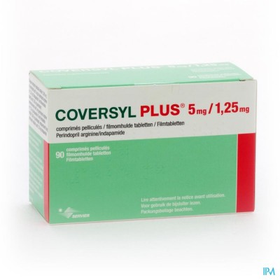 Coversyl Plus 5,0mg/1.25mg Comp 90