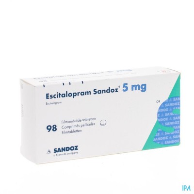 Escitalopram Sandoz 5mg Filmomh Tabl 98