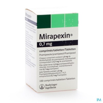 Mirapexin Comp. 100 X 0,700mg