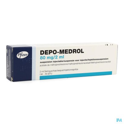 Depo-medrol Ser Inj 1 X 80mg/2ml