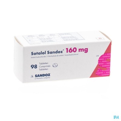 Sotalol Sandoz Comp 98 X 160mg