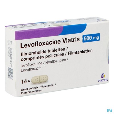 Levofloxacine Viatris 500mg Tabl 14