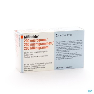 Miflonide Breezhaler Caps Inhal. 120 X 200mcg
