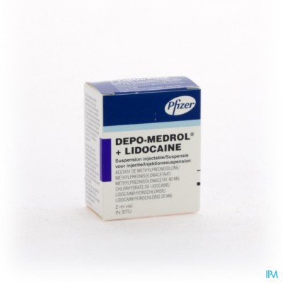 Depo-medrol Lidoc 80mg Vial 40mg/ml 1 X 2ml