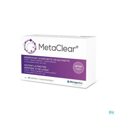 Metaclear Tabl 60 Metagenics