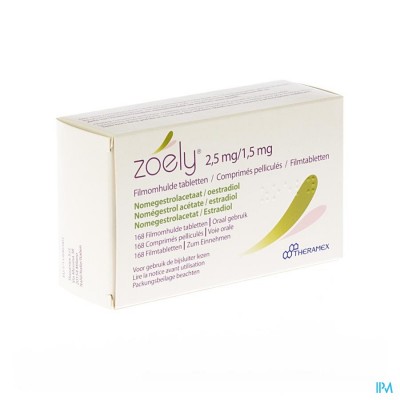 Zoely 2,5mg/1,5mg Filmomh Tabl 84