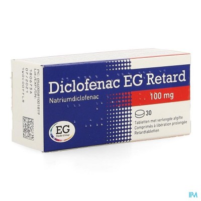 Diclofenac EG Retard  Tabl 30X100Mg
