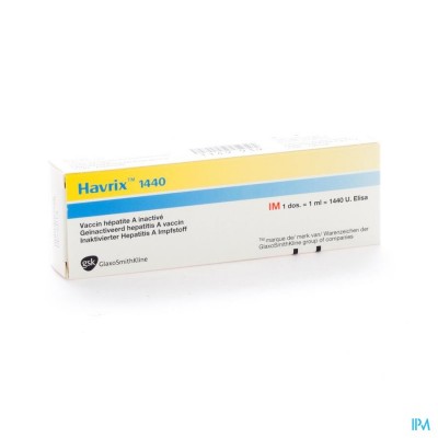 Havrix 1440 Ser Inj Im 1ml