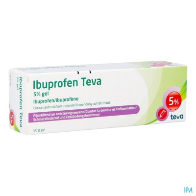 Ibuprofen Teva Gel Tube 50g