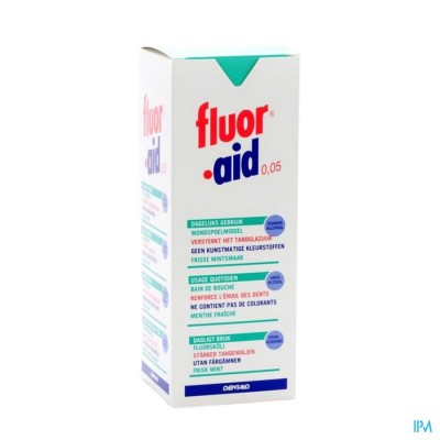 Fluor Aid 0,05% Mondspoelmiddel 500ml 3104