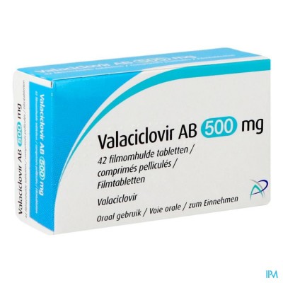 Valaciclovir Ab 500mg Tabl 42x500mg