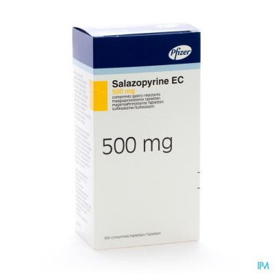 Salazopyrine Ec Drag 300 X 500mg