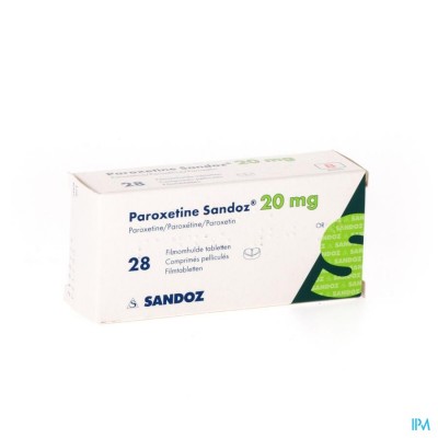 Paroxetine 20mg Sandoz Filmomh Tabl 28 X 20mg