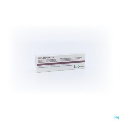 Pneumovax 23 Opl Inj Voorgevulde Spuit 1 X 0,5ml