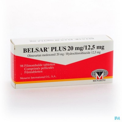 Belsar Plus 20mg/12,5mg Filmomh Tabl 98
