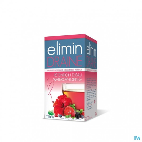 Elimin Draine Rode Vruchten Tea-bags 20